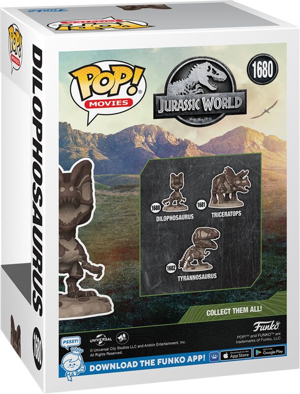 POP!#1680 Dilophosaurus-Jurassic World (098560) - φωτογραφία 3