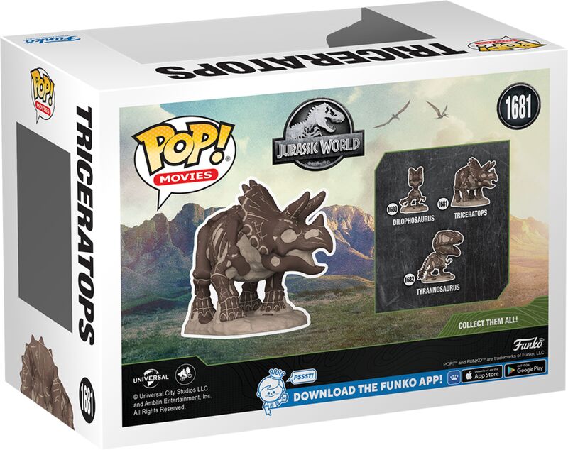 POP!#1681 Triceratops-Jurassic World (098561) - φωτογραφία 3