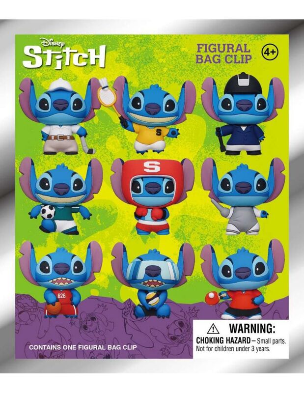 Monogram Disney-Lilo & Stitch S1 Φιγούρα Μπρελόκ Φακελάκι-1Τμχ (109192)