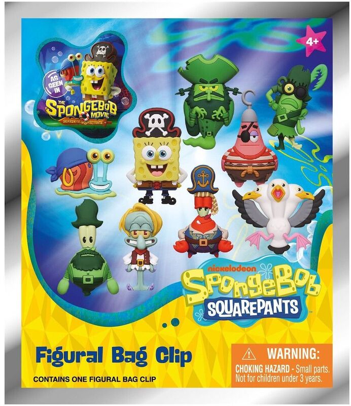 Monogram Spongebob Squarepants S1 Φιγούρα Μπρελόκ Φακελάκι-11 Σχέδια-1Τμχ (110453)