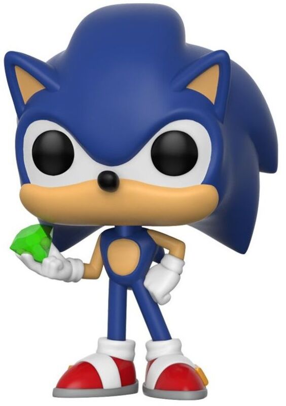 POP!284 Sonic With Emerald-Sonic The Hedgehog (033182)