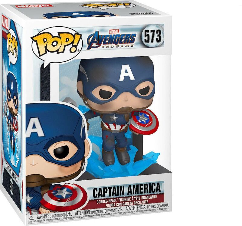 POP!#573 Captain America With Broken Shield & Mjolnir-Marvel Avengers Endgame (051668) φωτογραφία