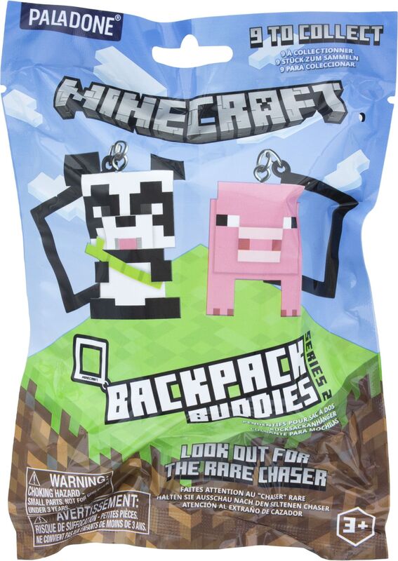 Paladone Minecraft Backpack Buddies S2-9 Σχέδια-1Τμχ (089552)