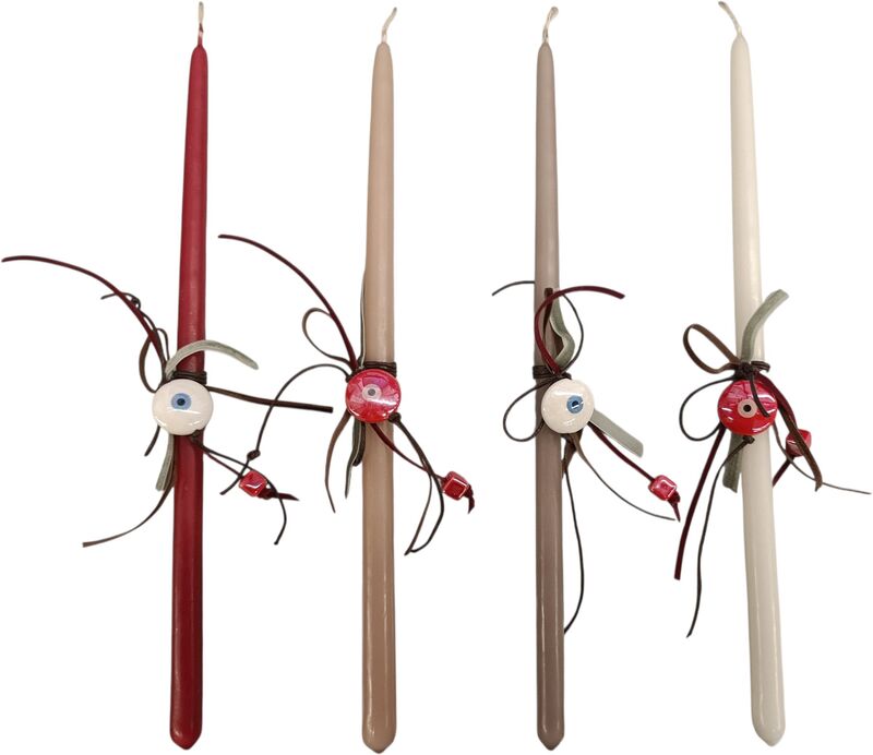 Λαμπάδα Μάτι-4 Σχέδια (931-994-0020)