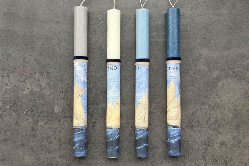 Λαμπάδα Ντεκουπάζ Καράβι-4 Σχέδια (961-194-0102)