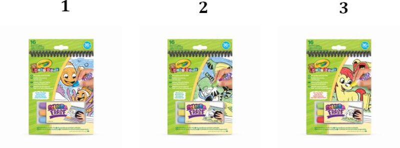 Crayola Σετ Ζωγραφικής Color & Erase-3 Σχέδια (81-1499) φωτογραφία