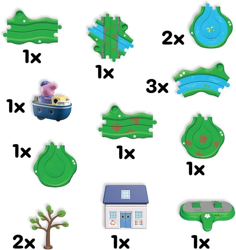 Peppa Pig Whizz Around Το Πλοίο Του Παππού Γουρουνάκι (08345/PPW02000) - φωτογραφία 4