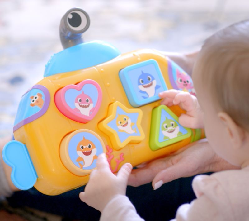 Baby Shark Μουσικό Υποβρύχιο Με Σχήματα (BAH11000) - φωτογραφία 4