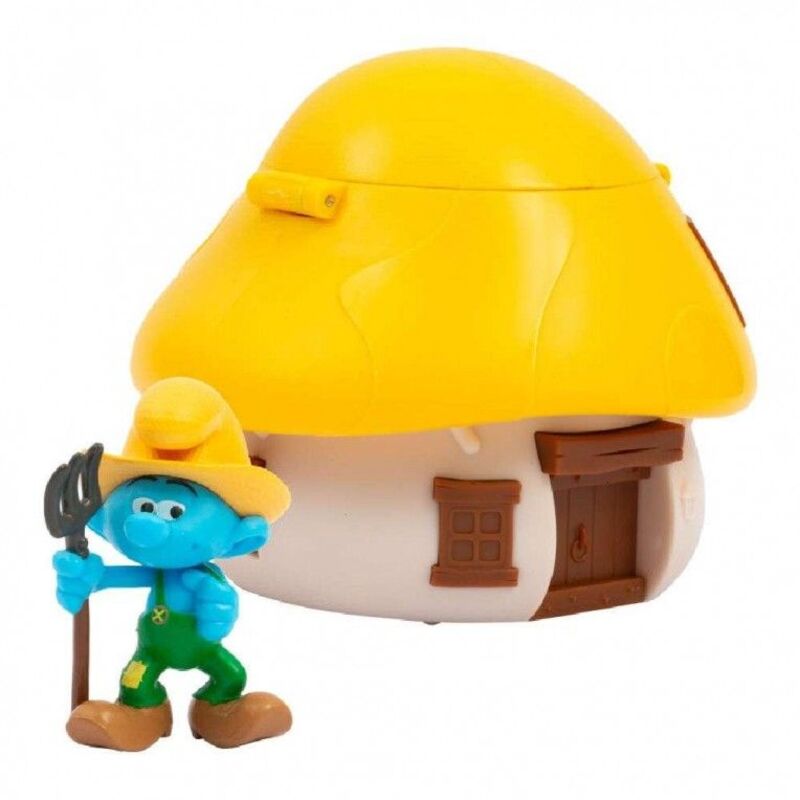 Giochi Preziosi Smurfs Σπιτάκι Μανιτάρι Έκπληξη με Κονφετί PUF38000 - φωτογραφία 5