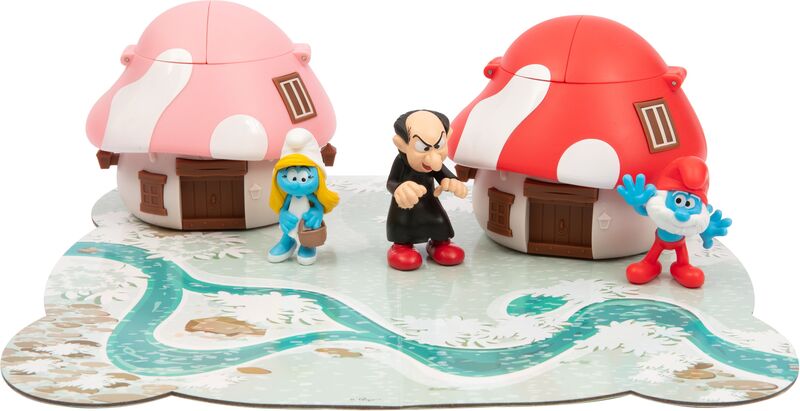 Giochi Preziosi Στρουμφάκια Σετ Παιχνιδιού Το Στρουμφοχωριό - PUF49000 - φωτογραφία 3