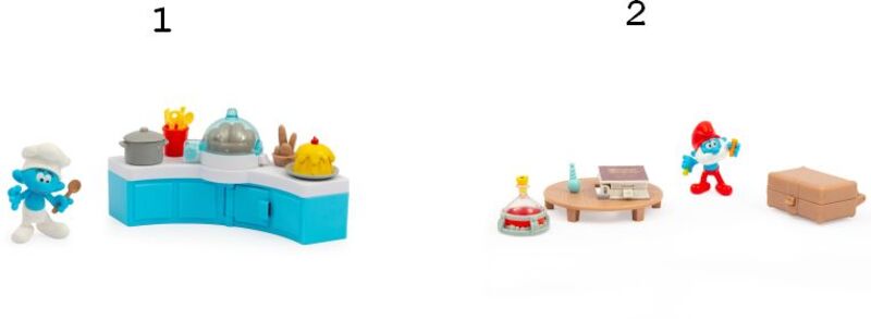 Στρουμφάκια Mini Playsets Με Φιγούρα-2 Σχέδια (PUF18000) φωτογραφία