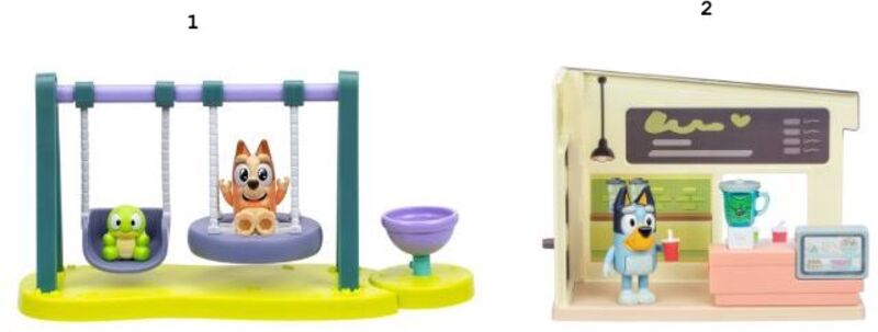 Bluey S13 Mini Playset-2 Σχέδια (BLYB7000) - φωτογραφία 2