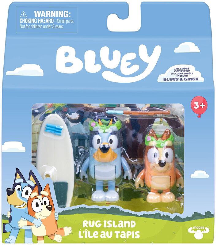 Bluey Φιγούρες Rug Island 2Τμχ (BLYB4000) - φωτογραφία 2