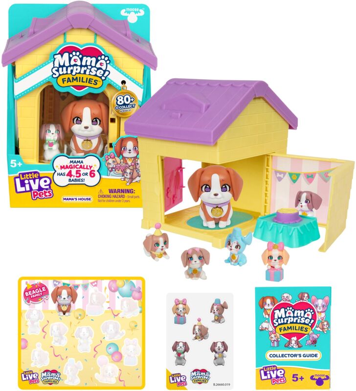 Little Live Pets Mama Surprise Families Σπιτάκια Με Σκυλάκια-4 Σχέδια (LP306000) φωτογραφία