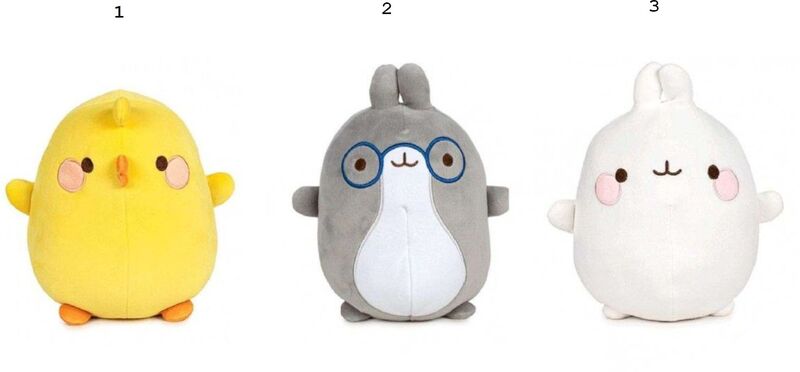 Molang Λούτρινο 18cm-3 Σχέδια (MLP00000-760024980) - φωτογραφία 2