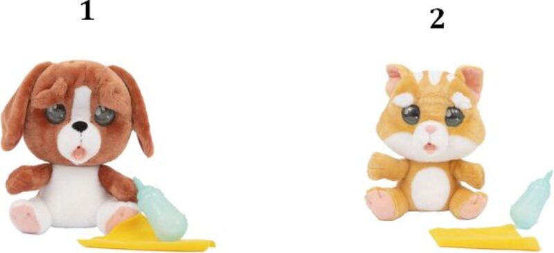 Giochi Preziosi Emotion Pets Λούτρινο Γατάκι & Σκυλάκι - MTM11000 - φωτογραφία 2