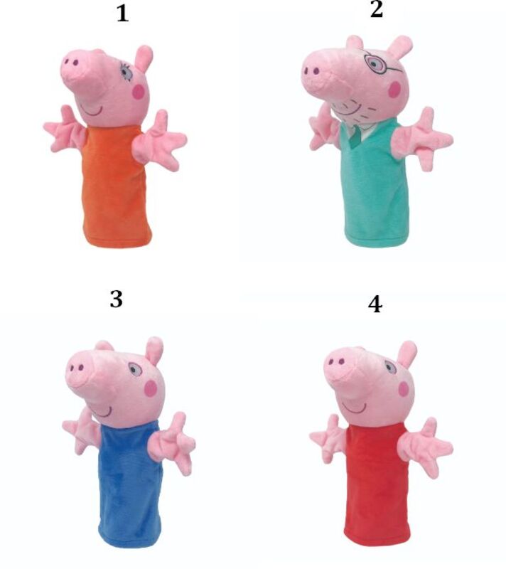 Peppa Pig Λούτρινο Peppa Puppets-4 Σχέδια (PP028000) - φωτογραφία 2
