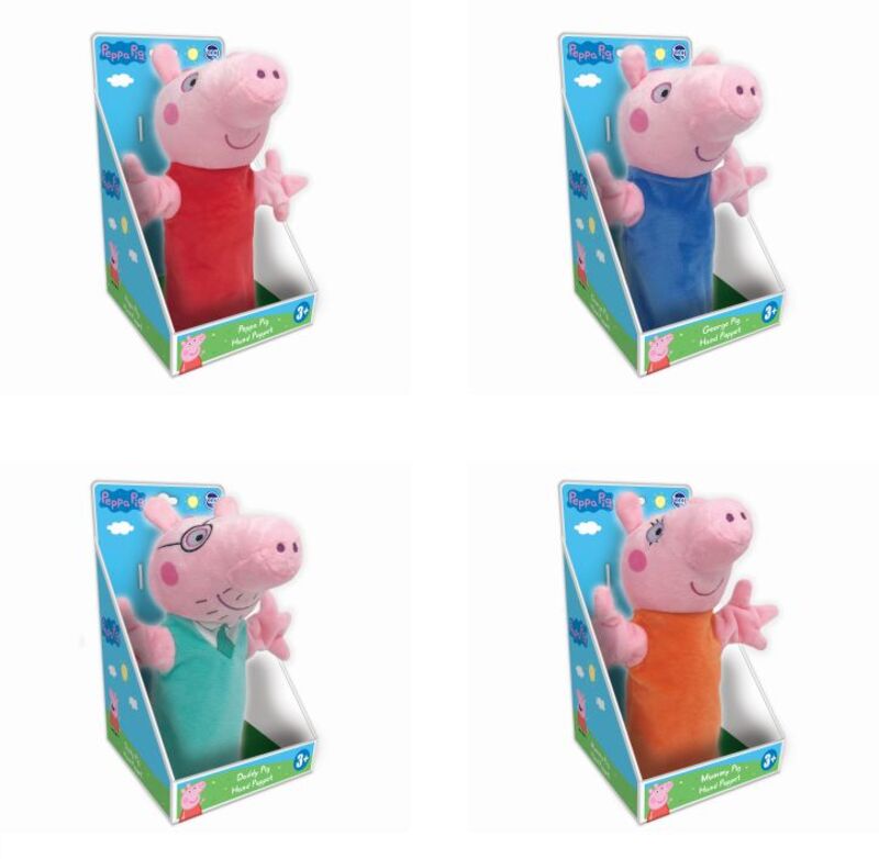 Peppa Pig Λούτρινο Peppa Puppets-4 Σχέδια (PP028000) - φωτογραφία 3