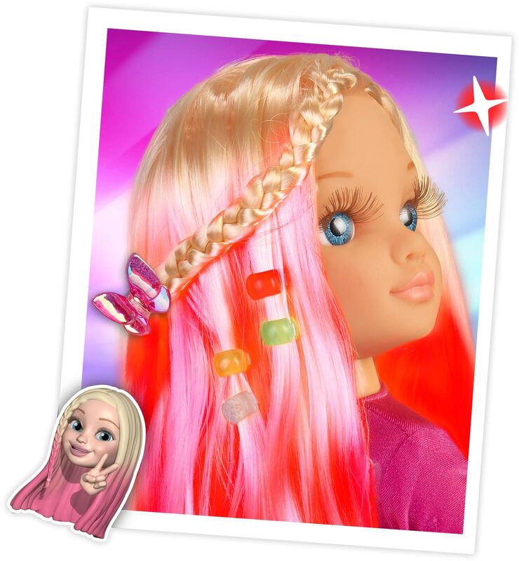 Giochi Preziosi Nancy Color Challenge, χρωματιστά μαλλιά (700017337) - φωτογραφία 5