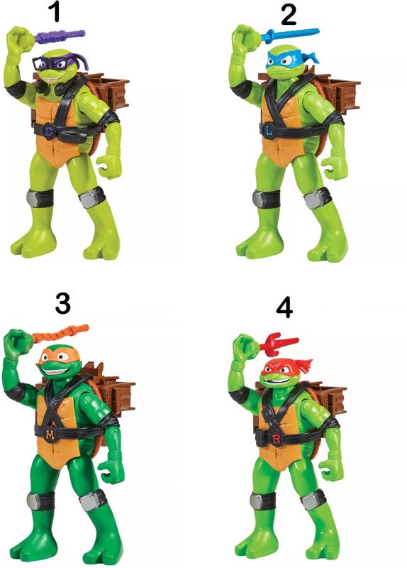 TMNT Mutations Deluxe Φιγούρα-4 Σχέδια (T0211000) - φωτογραφία 2