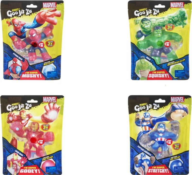 Goo Jit Zu Marvel Single Pack-4 Σχέδια (GJT04000) - φωτογραφία 3