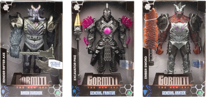 Gormiti Φιγούρα Villain 27cm & Αξεσουάρ Μάχης-3 Σχέδια (GRV09401) φωτογραφία