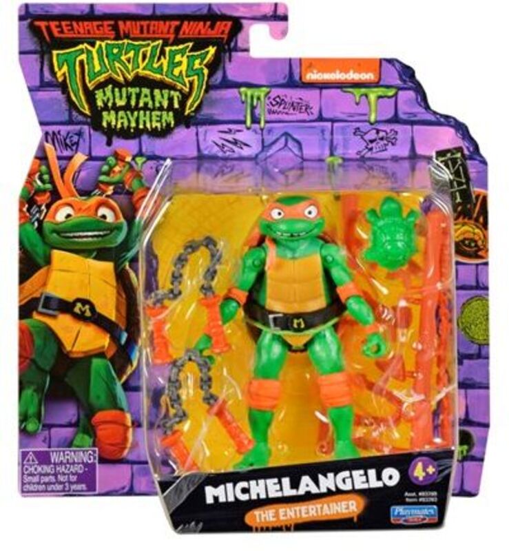 TMNT Movie Βασική Φιγούρα Δράσης-7 Σχέδια (TU805100-TU805000)