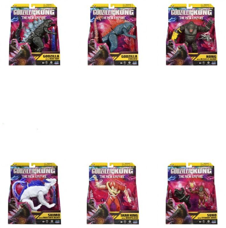 Godzilla X Kong Φιγούρα 15cm-6 Σχέδια (MN303000) - φωτογραφία 3