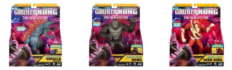 Godzilla X Kong Φιγούρα Με Ήχο 18cm-3 Σχέδια (MN305000) - φωτογραφία 3