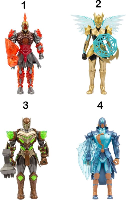 Gormiti Φιγούρα Villain 27cm Με Αξεσουρ Μάχης & Λειτουργίες-4 Σχέδια (GRV07000) φωτογραφία