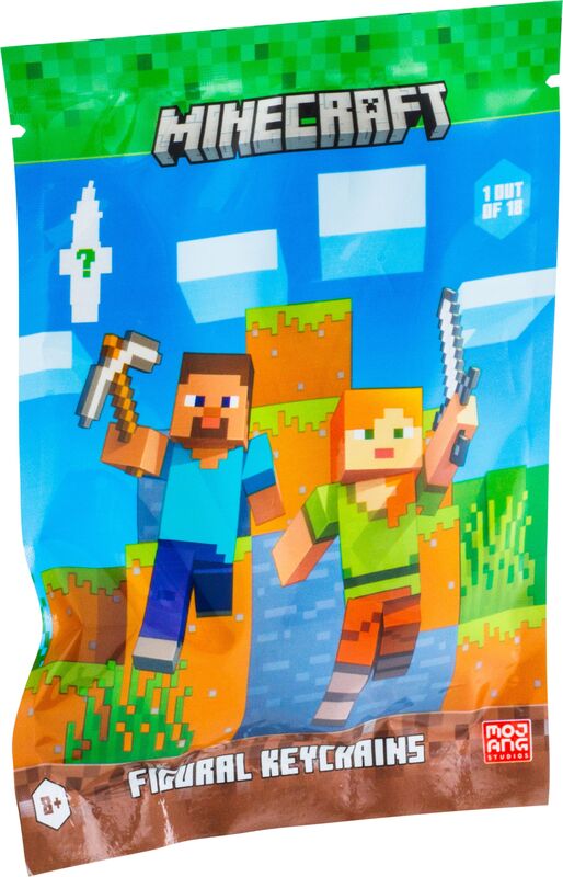 Minecraft Φιγούρα Μπρελόκ Φακελάκι-1Τμχ (MNC11000)