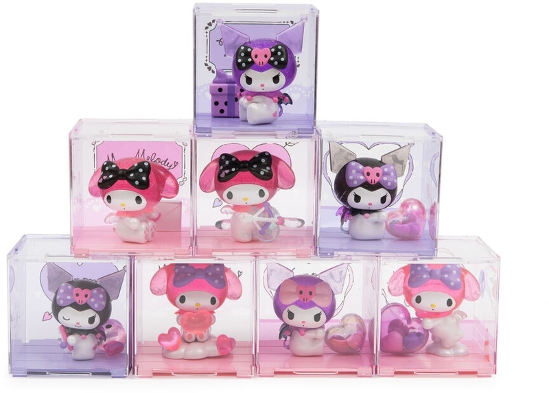 Hello Kitty Mini Box Kuromi & My Melody 6.5cm-8 Σχέδια-1Τμχ (HKT37100)