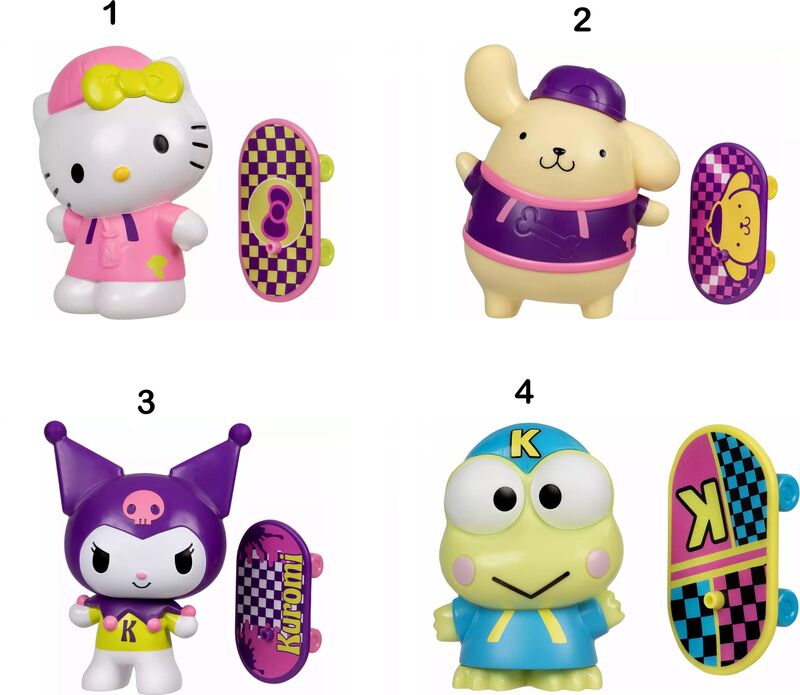 Hello Kitty Φιγούρες Premium Skate 10cm-4 Σχέδια (HKTH9000) - φωτογραφία 2