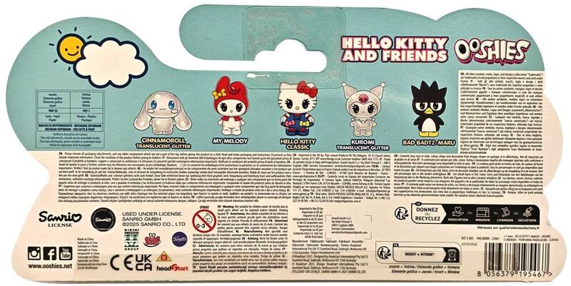 Hello Kitty Φιγούρες Ooshies 5Pack 5cm (HHL00000) - φωτογραφία 3