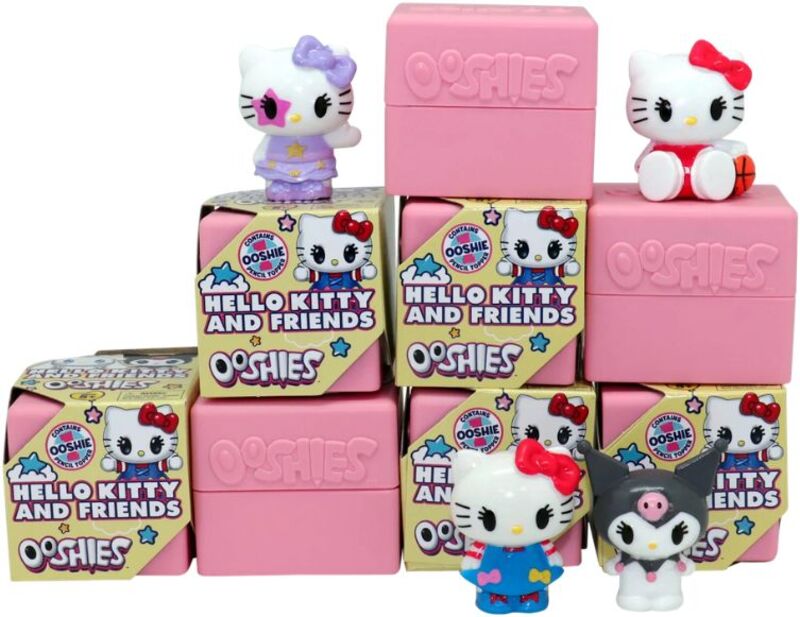 Hello Kitty Φιγούρες Ooshies 5cm-19 Σχέδια-1Τμχ (HHL02000) - φωτογραφία 3