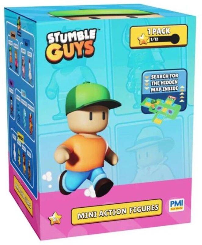 Stumble Guys Mini Φιγούρα Έκπληξη 8cm-12 Σχέδια-1Τμχ (TUY05000)