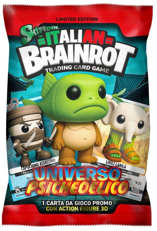 Italian Brainrot Skifidol Psychedelic Universe Φιγούρα Μπρελόκ & Κάρτα (DIP78014)