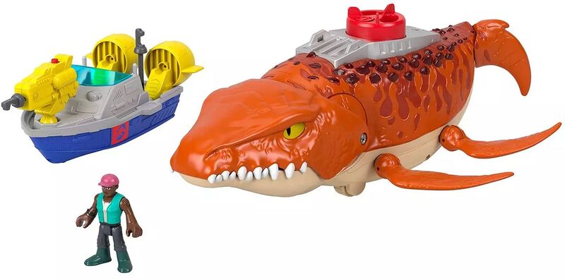 Fisher Price Imaginext-Jurassic World Rebirth Το Κυνήγι Του Μοσόσαυρου (JFR23)