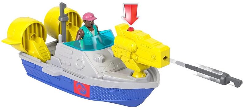 Fisher Price Imaginext-Jurassic World Rebirth Το Κυνήγι Του Μοσόσαυρου (JFR23) - φωτογραφία 4
