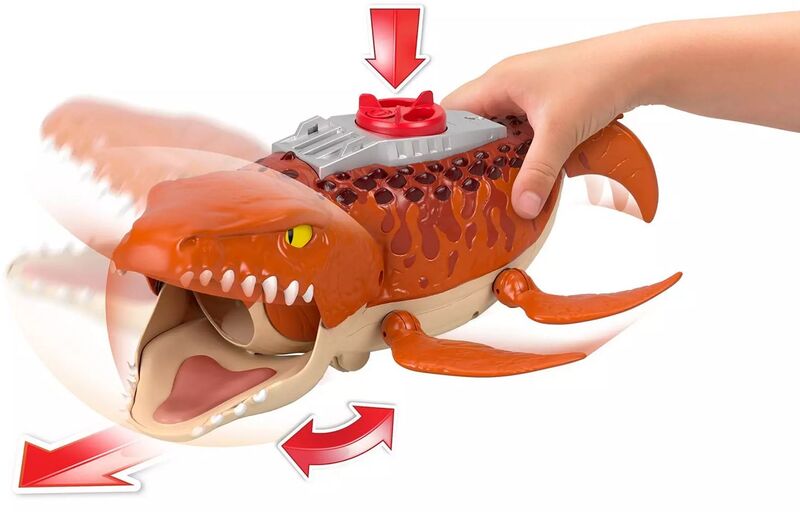 Fisher Price Imaginext-Jurassic World Rebirth Το Κυνήγι Του Μοσόσαυρου (JFR23) - φωτογραφία 6