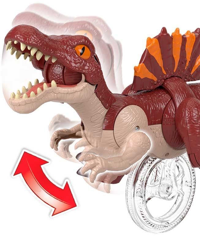 Mattel Imaginext Jurassic World Rebirth Σπινόσαυρος Με Κίνηση - JFR24 - φωτογραφία 3