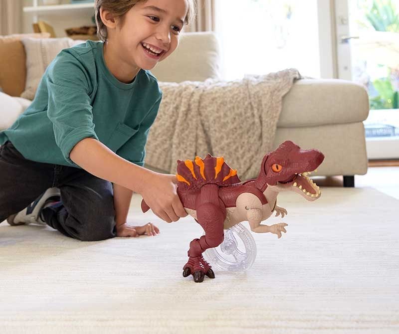 Mattel Imaginext Jurassic World Rebirth Σπινόσαυρος Με Κίνηση - JFR24 - φωτογραφία 5