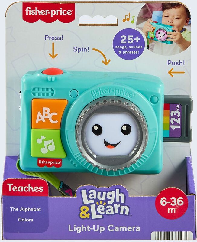 Fisher Price Laugh & Learn Εκπαιδευτική Φωτογραφική Μηχανή (JNV97) - φωτογραφία 2