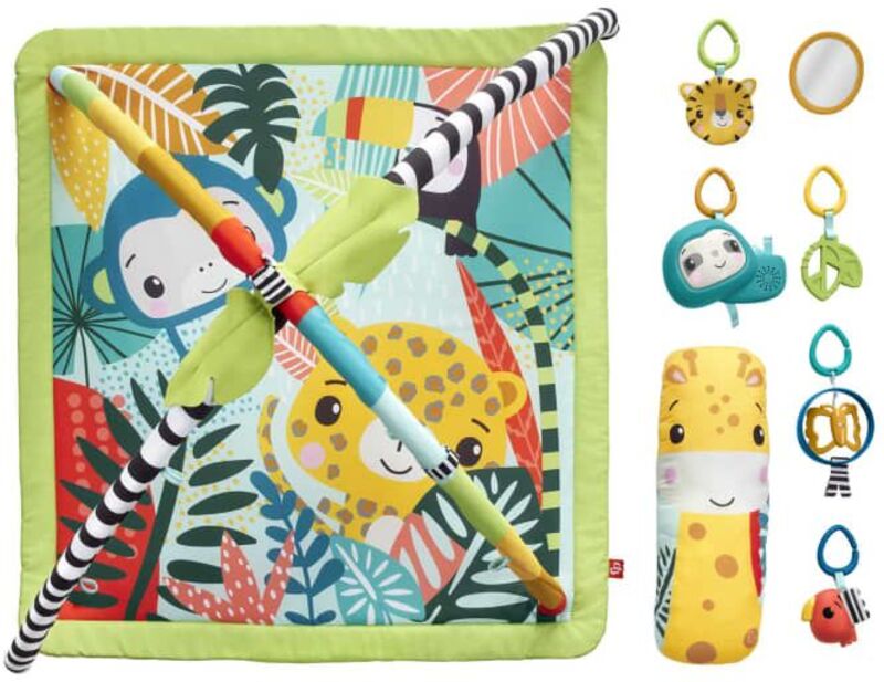 Fisher Price Γυμναστήριο Τροπικό Δάσος 3 Σε 1 (HJW08) φωτογραφία