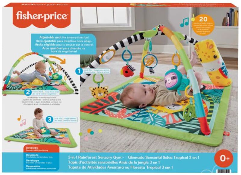 Fisher Price Γυμναστήριο Τροπικό Δάσος 3 Σε 1 (HJW08) φωτογραφία