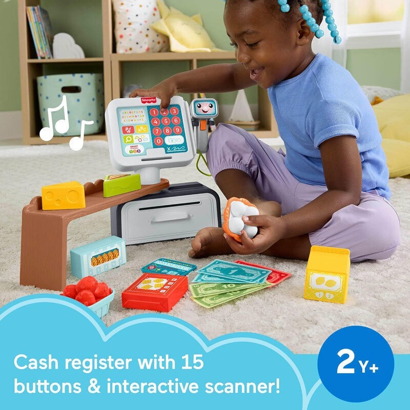 Fisher Price Laugh & Learn Εκπαιδευτική Ταμειακή Μηχανή (JGW99) - φωτογραφία 5