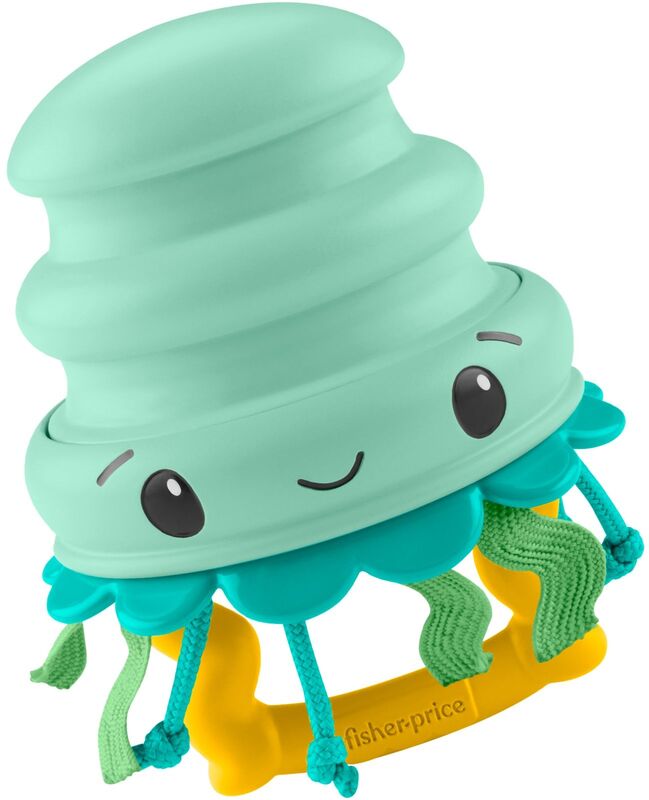 Fisher Price Κουδουνίστρες Ζωάκια Ωκεανού-3 Σχέδια (JHB54)