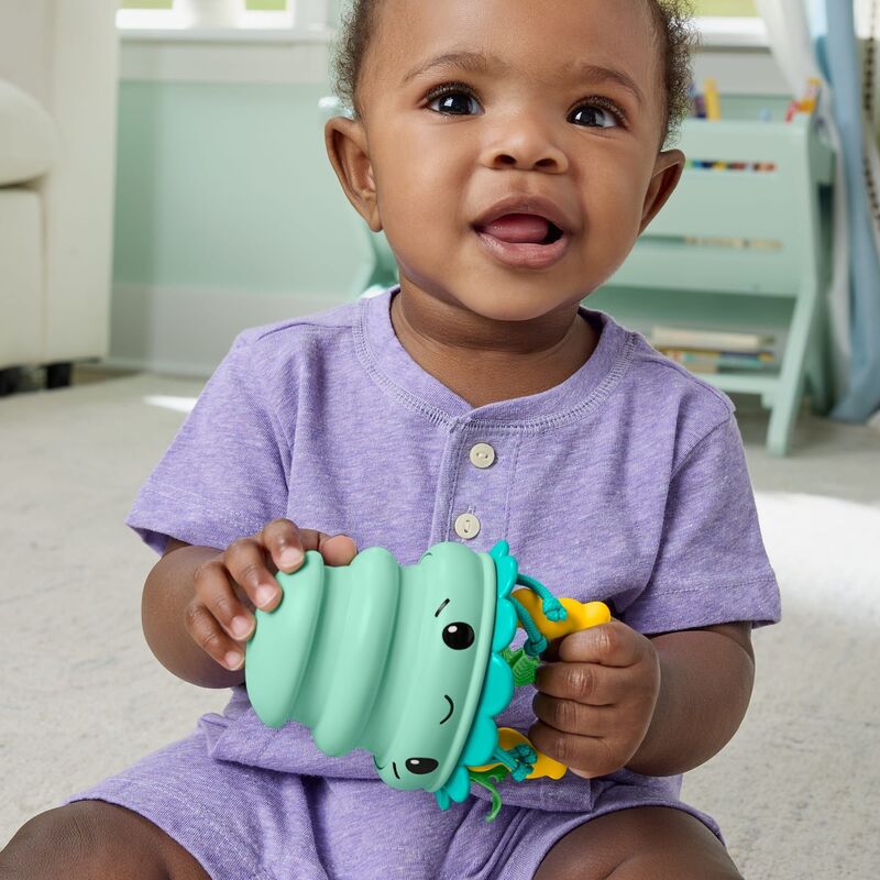 Fisher Price Κουδουνίστρες Ζωάκια Ωκεανού-3 Σχέδια (JHB54) - φωτογραφία 6
