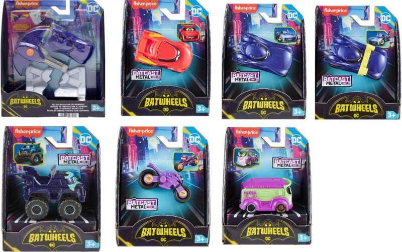 Fisher Price Batwheels Οχήματα-7 Σχέδια (HML12) - φωτογραφία 3