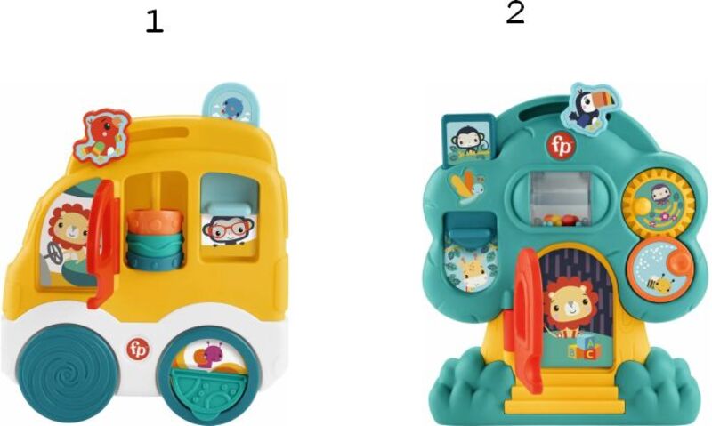 Fisher Price Παιχνίδι Δραστηριοτήτων-2 Σχέδια (HXK32) - φωτογραφία 2